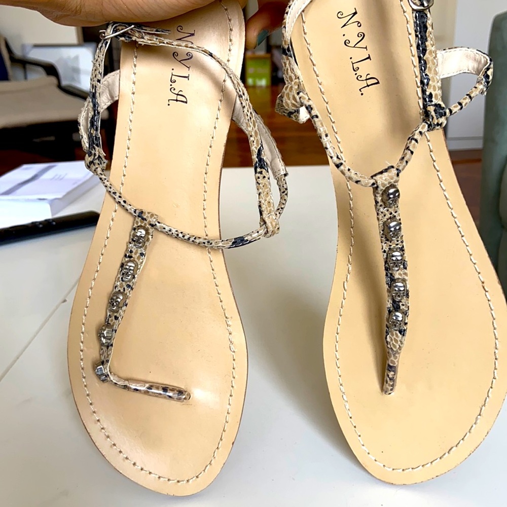 Size 10 NYLA brand sandals